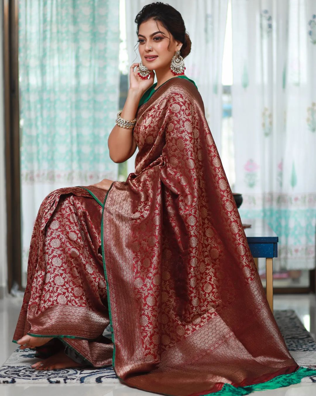 Soft Banarasi Premium Silk Saree new fancy banarasi saree with fancy blouse  piece