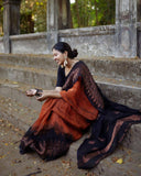 Orange Pure Soft Semi-Silk Saree with Stylish Blouse Piece for Women