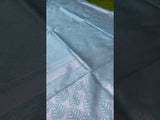 Soft Silk Sky Blue Saree with Beautifully Twirled Blouse